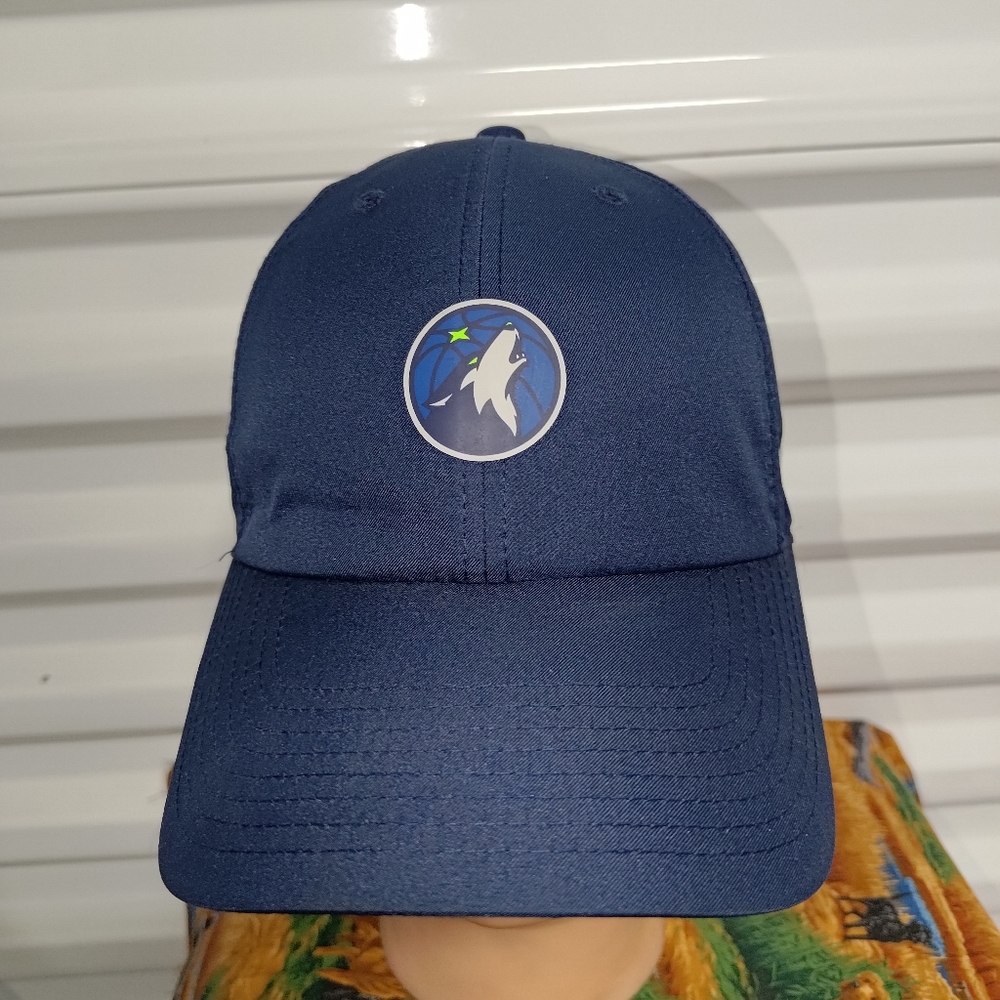 Nike Heritage86 Dri-Fit NBA Minnesota Timberwolves Glued Patch Strapback Hat Cap